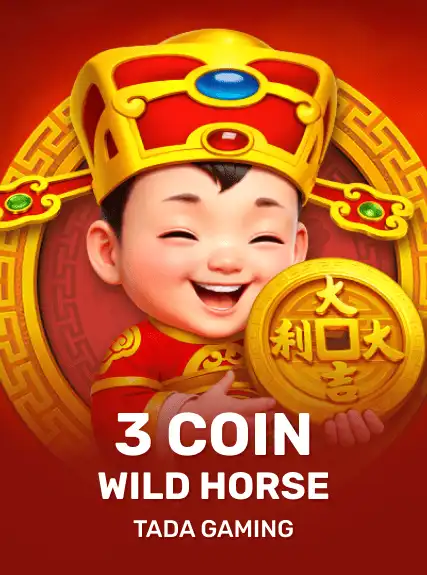 3 Coin Wild Horse game tile